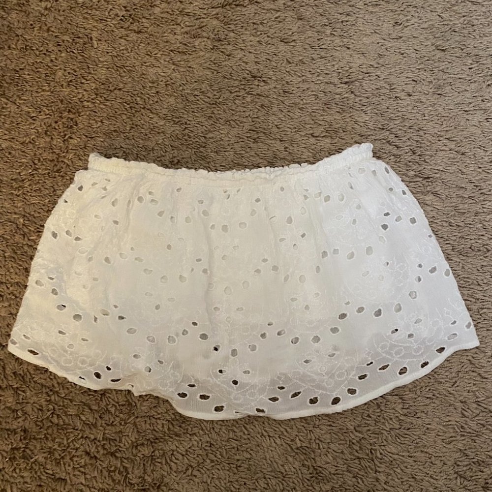 Hollister strapless crop top
